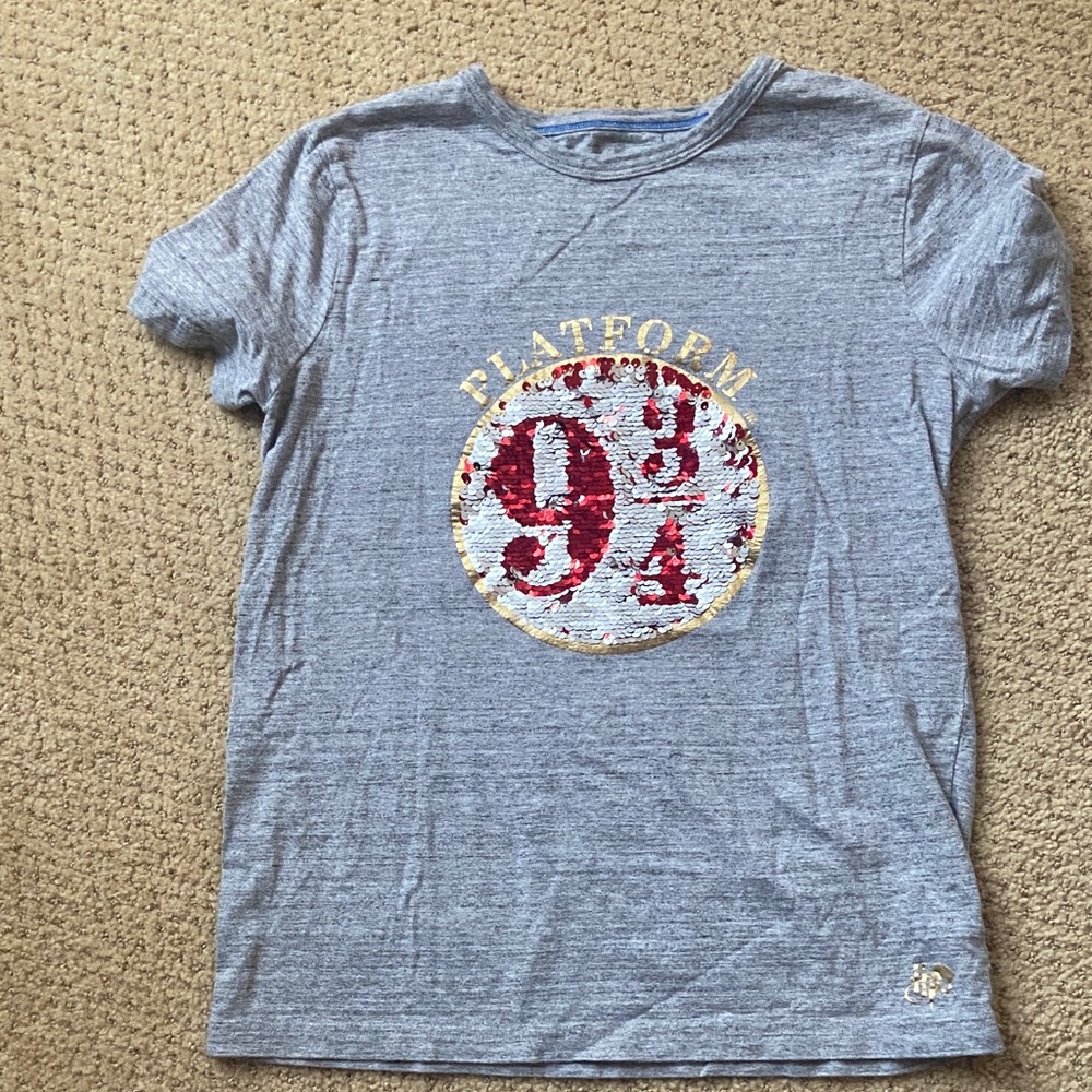 Kids Harry Potter T-Shirt with Red and Gold Design (Reversible Sequins!)